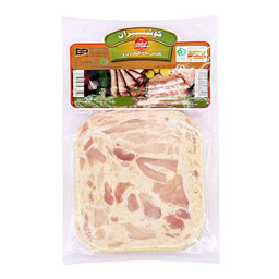 وکیوم کالباس ژامبون مرغ 90% گوشتیران 300 گرمی