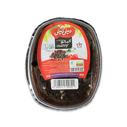 آلبالو فرآوری شده در کنسانتره میوه 200 گرمی دیش دیش