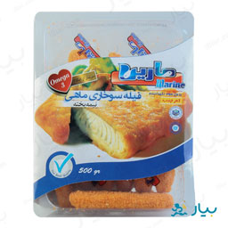 فیله ماهی سوخاری 500 گرمی مارین