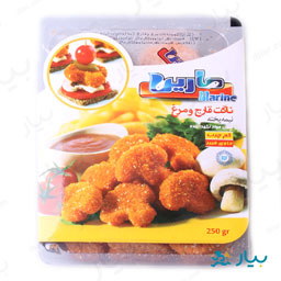 ناگت قارچ و مرغ 250 گرمی مارین