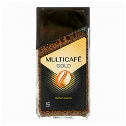 قهوه گلد شیشه 100 گ مولتی کافه