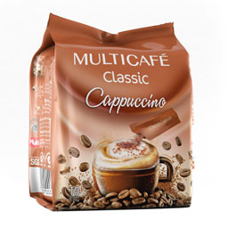 کاپوچینو 25 گرمی بسته 10 عددی مولتی کافه