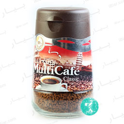 قهوه کلاسیک شیشه 100 گرمی مولتی کافه