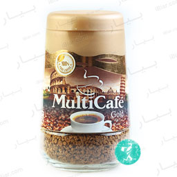 قهوه گلد شیشه 100 گرمی مولتی کافه