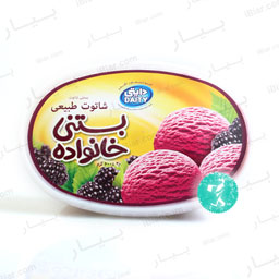 بستنی شاتوت طبیعی خانواده 600 گرمی دایتی