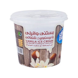 بستنی پذیرایی وانیل 100 گرمی دایتی