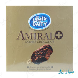 بستنی دبل شکلات آمیرال پک 6 عددی دایتی