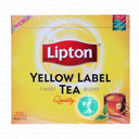 چای کیسه ای زرد نشان تی بگ 100 عددی لیپتون