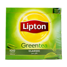 چای کیسه ای سبز 100 عددی لیپتون