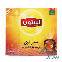 چای ممتاز قوی کیسه ای 100 عددی لیپتون