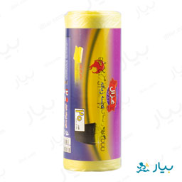 کیسه زباله تک رول سایز کوچک 20عددی غزال