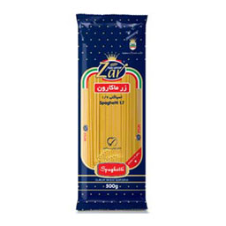 اسپاگتی 1/7 وزن 500 گرمی زرماکارون