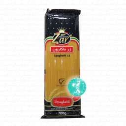 اسپاگتی 1/2 با آرد سمولینا 700 گرمی زر ماکارون