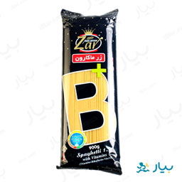 اسپاگتی 1/5 حاوی ویتامین بی 900 گرمی زر ماکارون