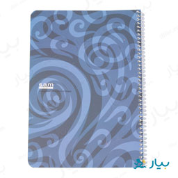دفتر سیمی 60 برگ سام