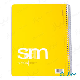 دفتر سیمی 120 برگ سام