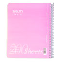 دفتر سیمی 200 برگ سام