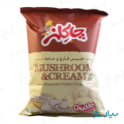چیپس قارچ و خامه 55 گرمی چاکلز