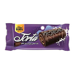 مینی رولت اسفنجی با روکش کاکائو بنیس