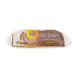 کیک رولی با طعم وانیل 120 گرمی بنیس
