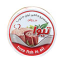 کنسرو ماهی تون جنوب در روغن 180 گرمی تیوا