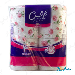 دستمال توالت گلدار 4 رول نایس