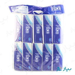 دستمال کاغذی 10 بسته ای 2000 برگ نایس