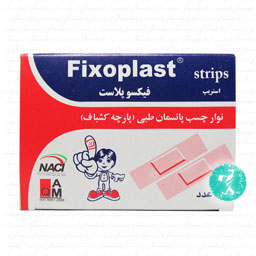 نوار چسب پانسمان طبی 100 عددی فیکسو پلاست