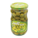 شور زیتون ظرف شیشه ای 700 گرمی ناصر طعم