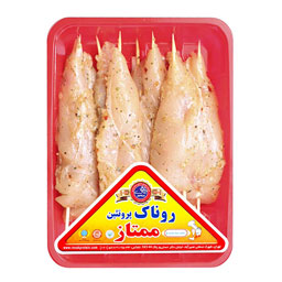 گوشت فیله شده مرغ دودی 400 گرمی روناک‌پروتئین