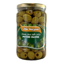 کنسرو زیتون سبز بدون هسته جار شیشه ای 630 گرمی سبزینه تک