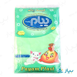 کیسه زباله 14 عددی 70*55 سانتیمتری پیام پلاست