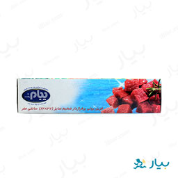 کیسه فیریزر رولی پرفراژدار ضخیم متوسط 180 عددی پیام پلاست