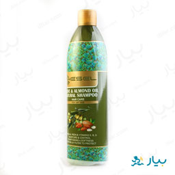 شامپو زیتون و روغن بادام 400 گرمی هسل