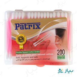 گوش پاک کن 200 عددی پاتریکس