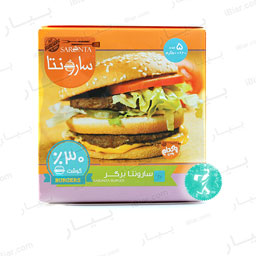 همبرگر 30 درصد گوشت سارونتا 500 گرمی پاکدام