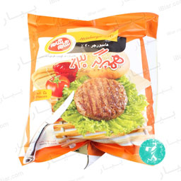 همبرگر معمولی 30 درصد گوشت 500 گرمی شام شام