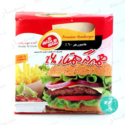 همبرگر ممتاز 60 درصد گوشت 5 عددی شام شام
