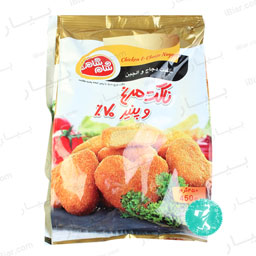 ناگت مرغ و پنیر 70 درصد 450گرمی شام شام