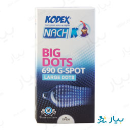 کاندوم بیگ دات خاردار درشت 12 عددی کدکس