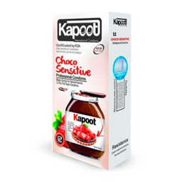 کاندوم ضد حساسیت مدل Choco Sensitive تعداد 12 عددی کاپوت