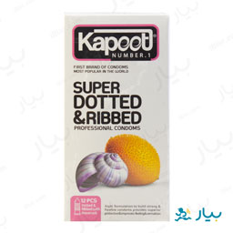 کاندوم خاردار و حلقوی 12 عددی کاپوت