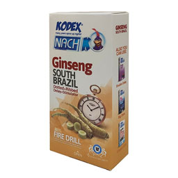 کاندوم جینسینگ بسته 12 عددی ناچ کدکس