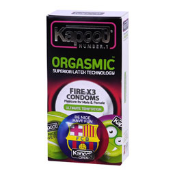 کاندوم Orgasmic مدل Orgasm Fire X3 کاپوت