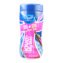 دستمال مرطوب پاک کننده آرایش 25 عددی + 25 عدد رایگان دافی