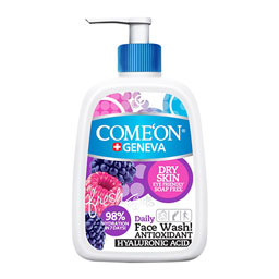 ژل شستشو صورت مخصوص پوست های خشک حجم 500 میلی لیتری کامان