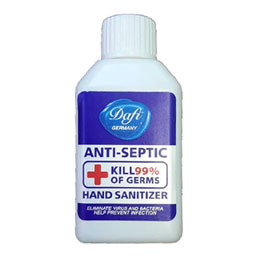 مایع ضد عفونی کننده دست حجم 75 میلی لیتری دافی
