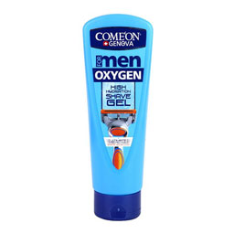 ژل اصلاح ریش مردانه مدل Oxygen مقدار 200 میلی‌لیتری کامان