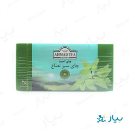 چای سبز کیسه ای نعناع 25 عددی احمد
