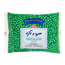 نخود سبز 400 گرمی سرد و تازه